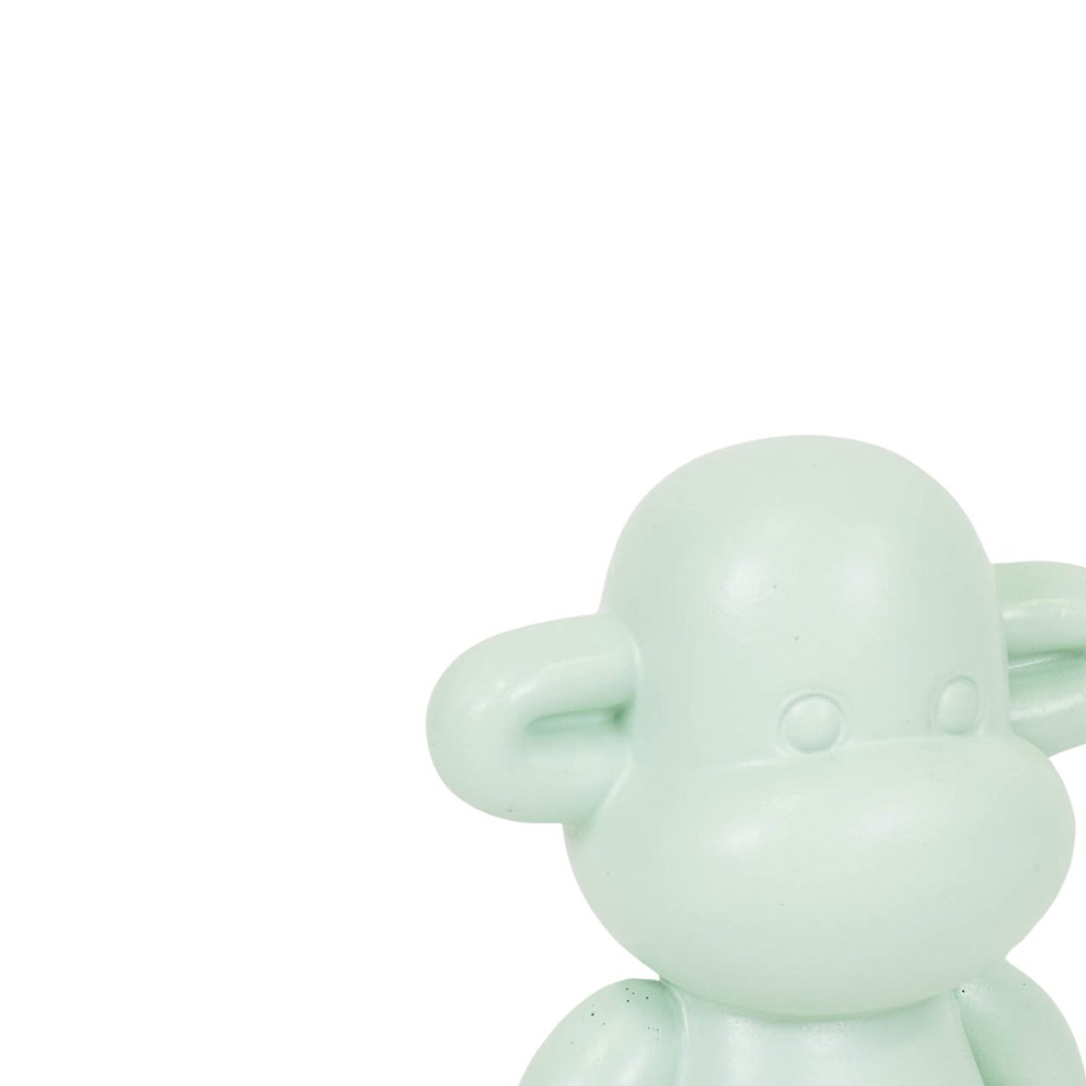 Ornament Aap 'The Legend' Polyresin Mintgroen 11x7x19cm