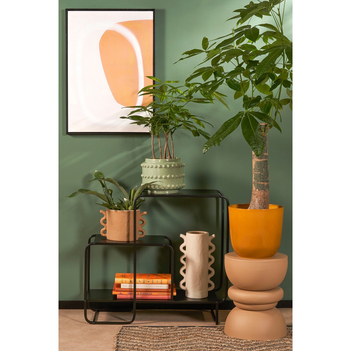Jules Wandkast L70 x B30 x H76 cm Metaal Zwart