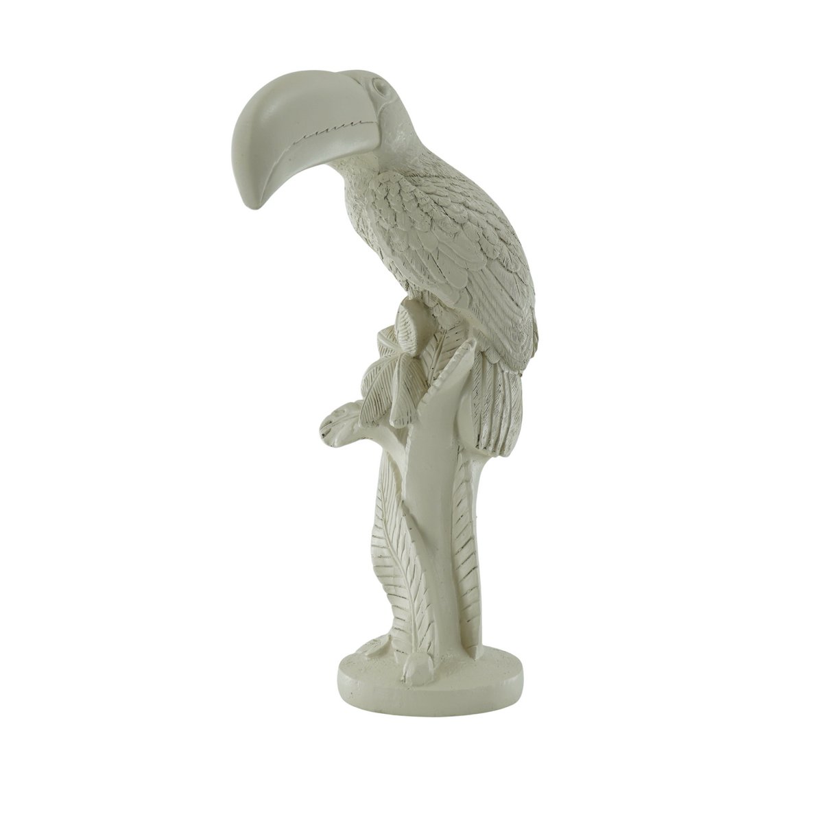 Ornament Toekan Polyresin Zand 18x9,5x29,5cm