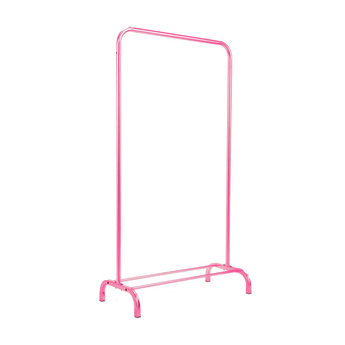 Kledingrek Metaal roze 80x40x150cm