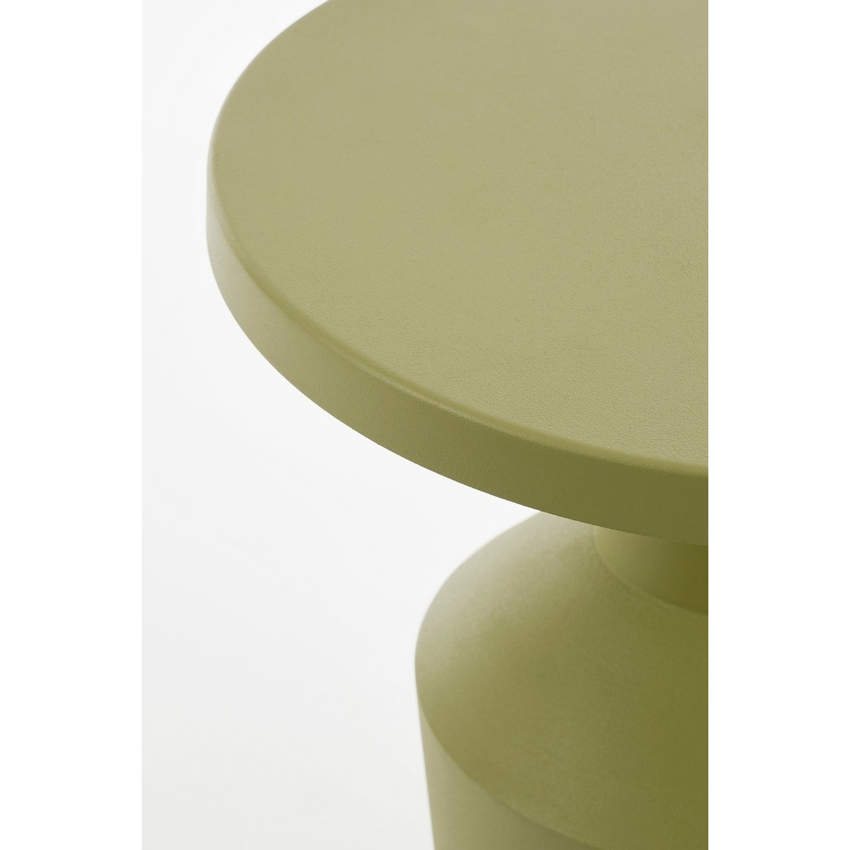Feroza Bijzettafel H41 x Ø34 cm Metaal Lichtgroen