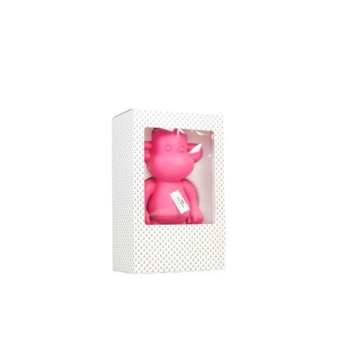 Ornament aap 'de legende' polyresin roze 20,5x13,5x35cm