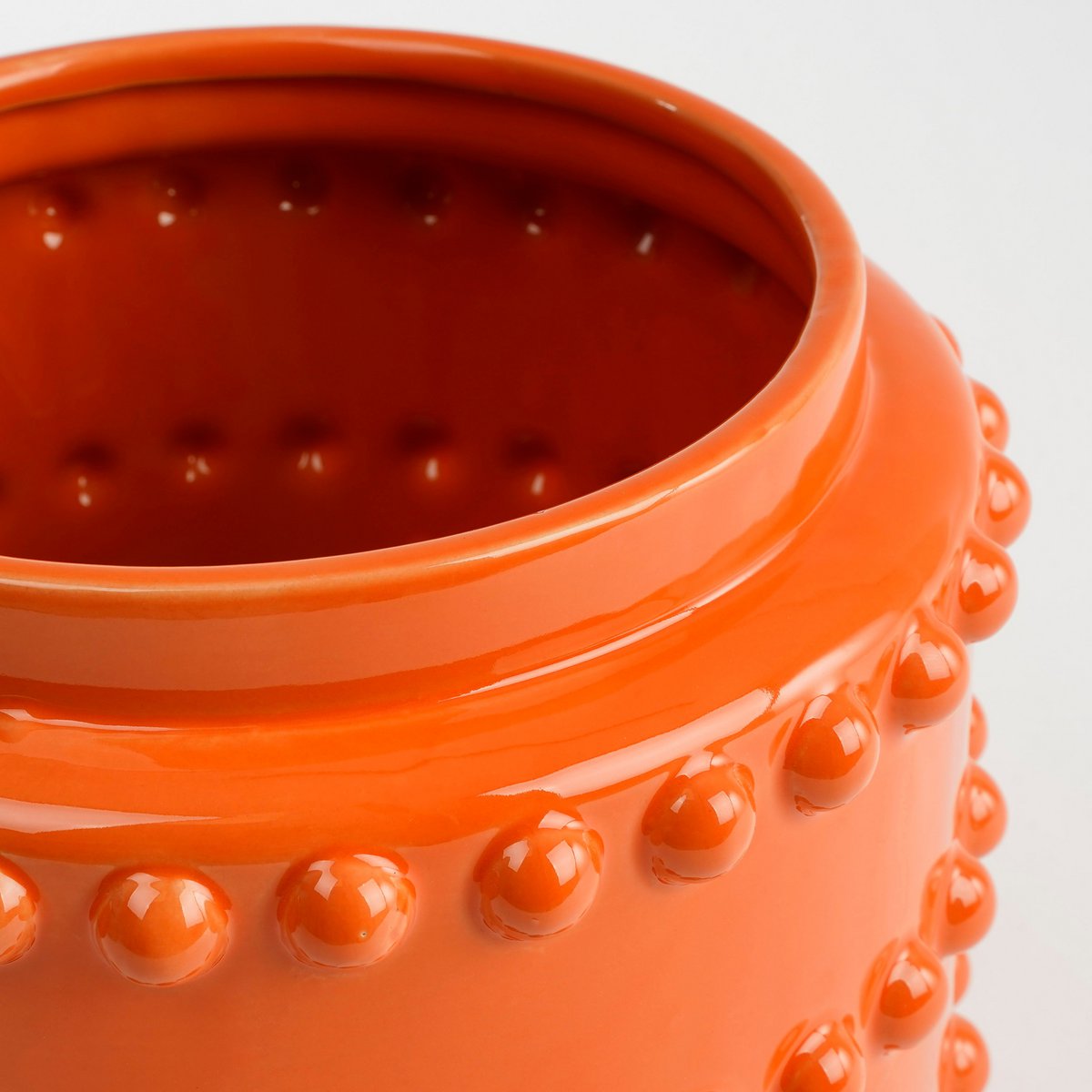 Boaz Bloempot H19 x Ø22 cm Keramiek Oranje