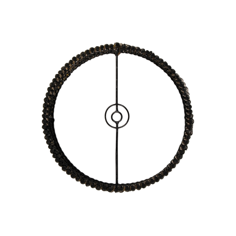 Hanglamp ø33 cm Rotan Zwarte Wassing