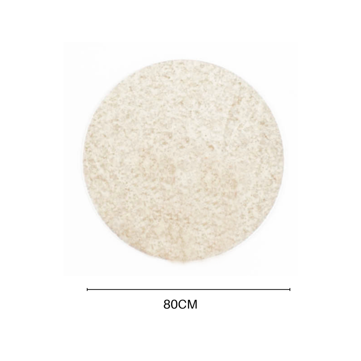 Spiegel Rond Rookglas 80x1x80cm