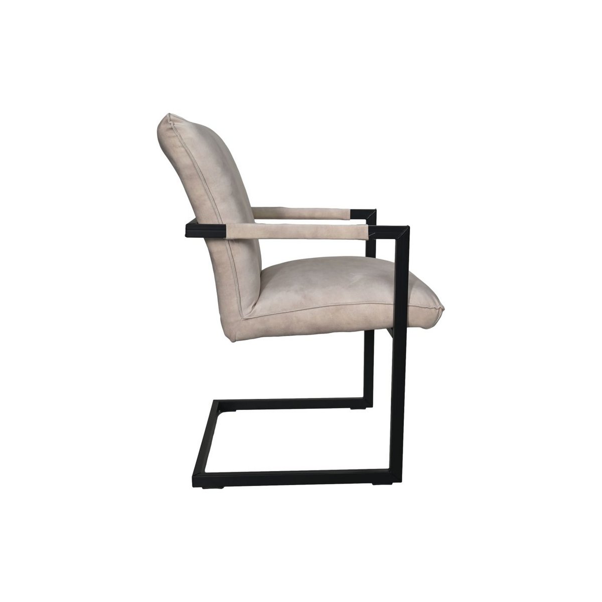 Eetkamerstoel Boston Set van 2 56x68x89 Adore 01 Natural Fluweel/Metaal