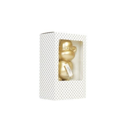 Ornament aap 'de legende' polyresine goud 33x21x50cm