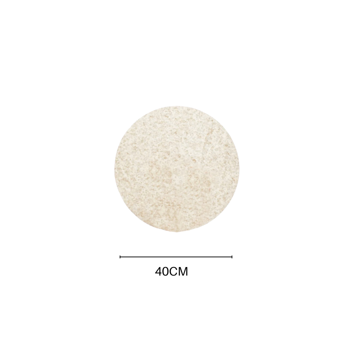 Spiegel Rond Rookglas 40x1x40cm