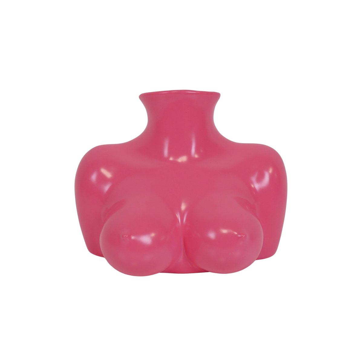 Vaas Borsten Keramiek Neon Roze 6,5x12,5x13cm
