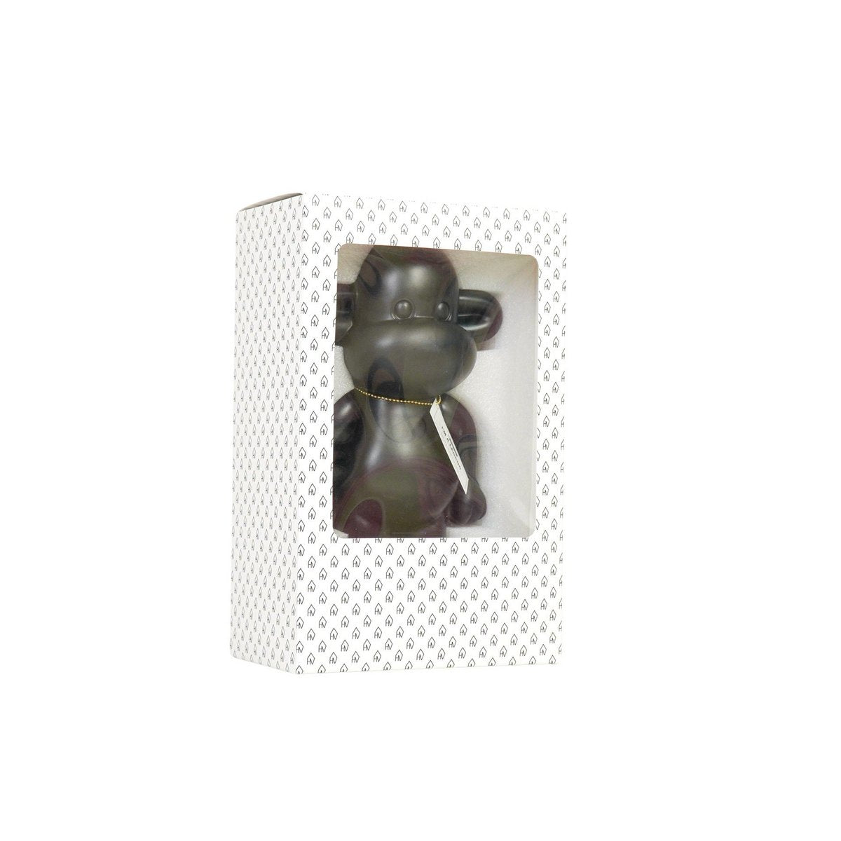 Ornament Aap 'de legende' polyresin zwart 33x21x50cm