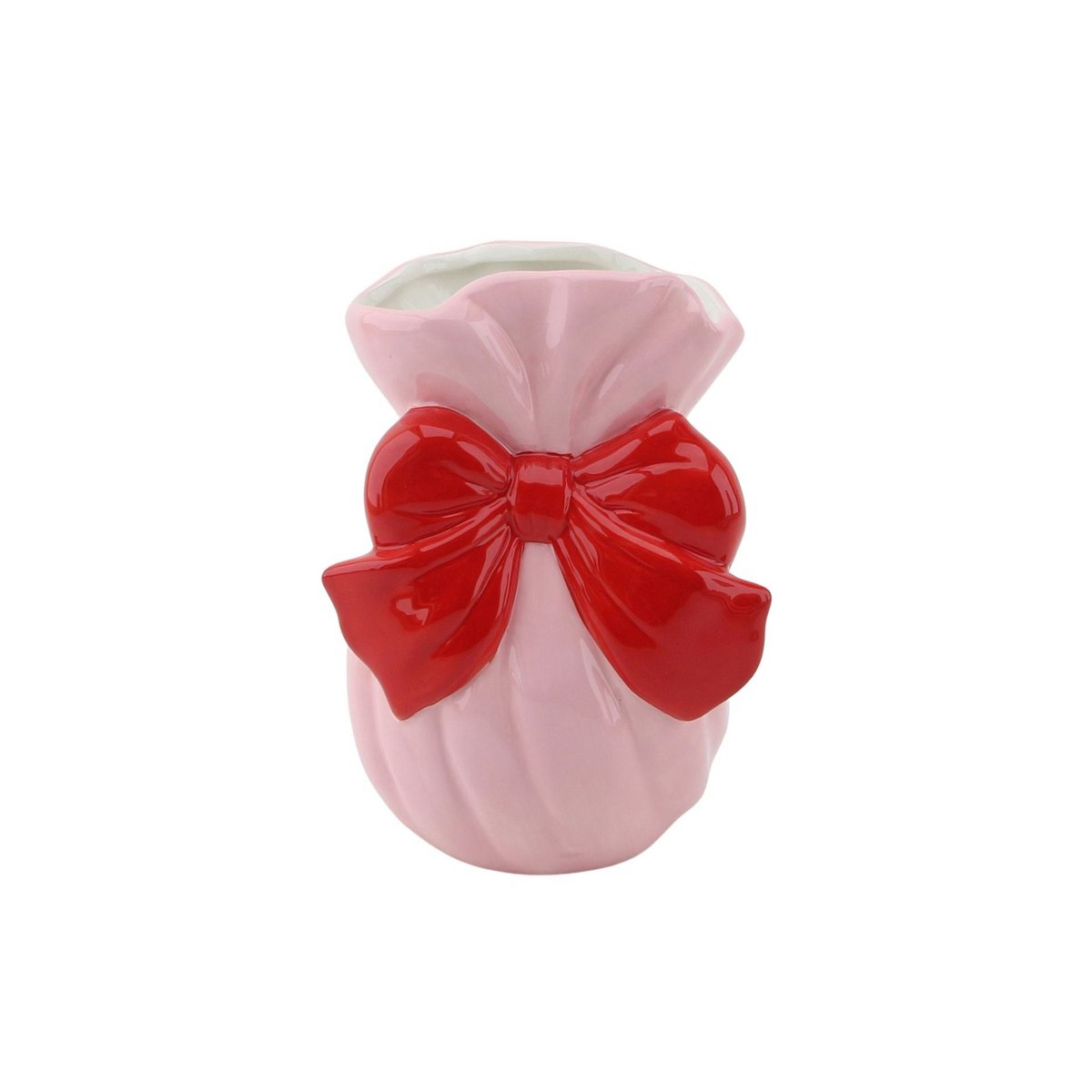 Vaas Strik Roze/Rood 11x10x16cm