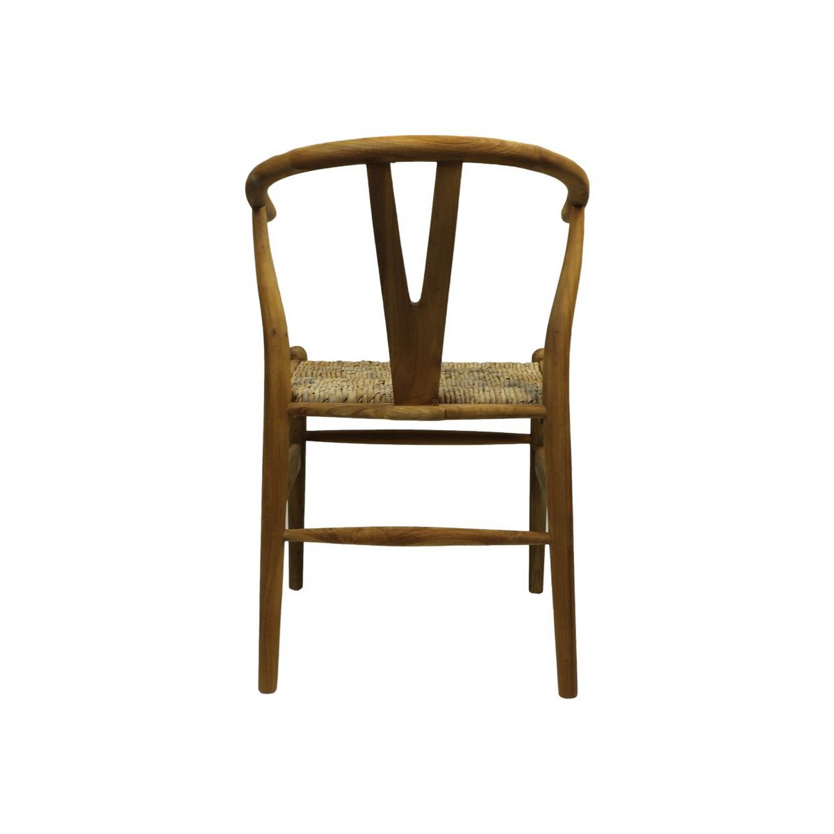 Eetkamerstoel Delilah 50x41x78 Naturel Teak/Bananenblad