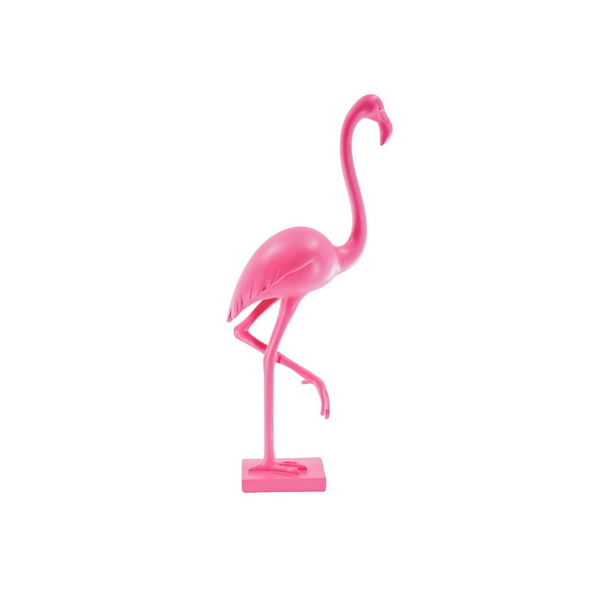 Ornament Flamingo Polyresin Roze 16,5x10x39cm
