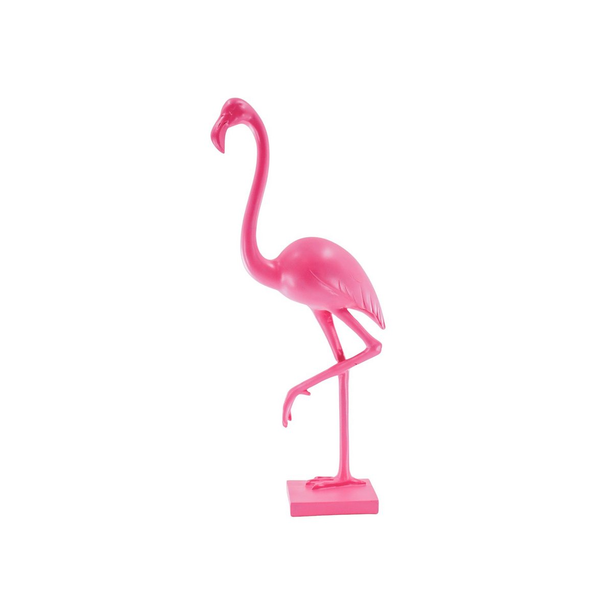 Ornament Flamingo Polyresin Roze 16,5x10x39cm