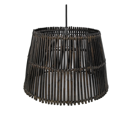 Hanglamp ø33 cm Rotan Zwarte Wassing
