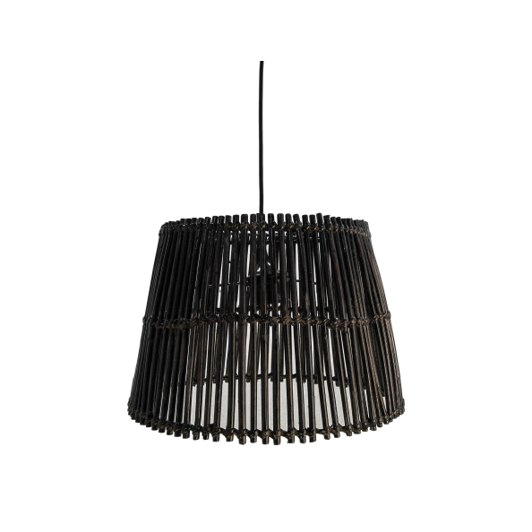 Hanglamp ø33 cm Rotan Zwarte Wassing