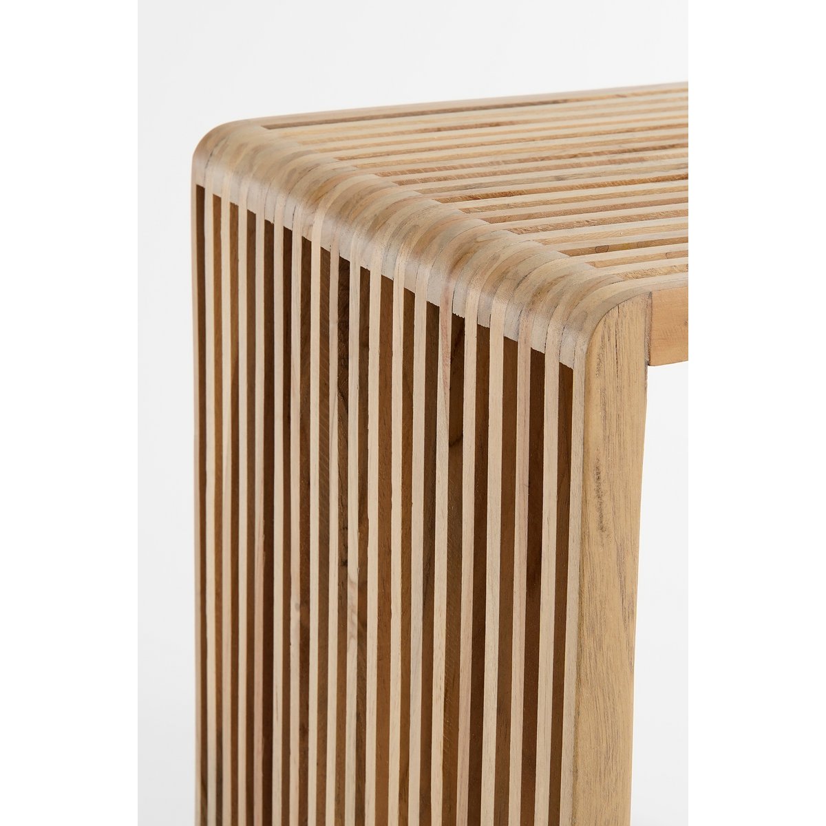 Yonker Bijzettafel Set van 3 L44 x B34 x H50 cm Gerecycled Hout Bruin
