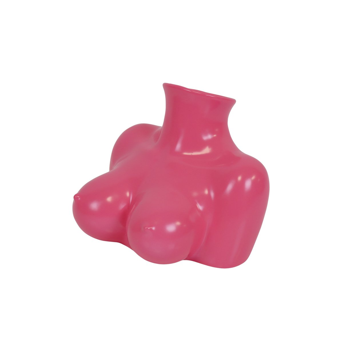 Vaas Borsten Keramiek Neon Roze 6,5x12,5x13cm