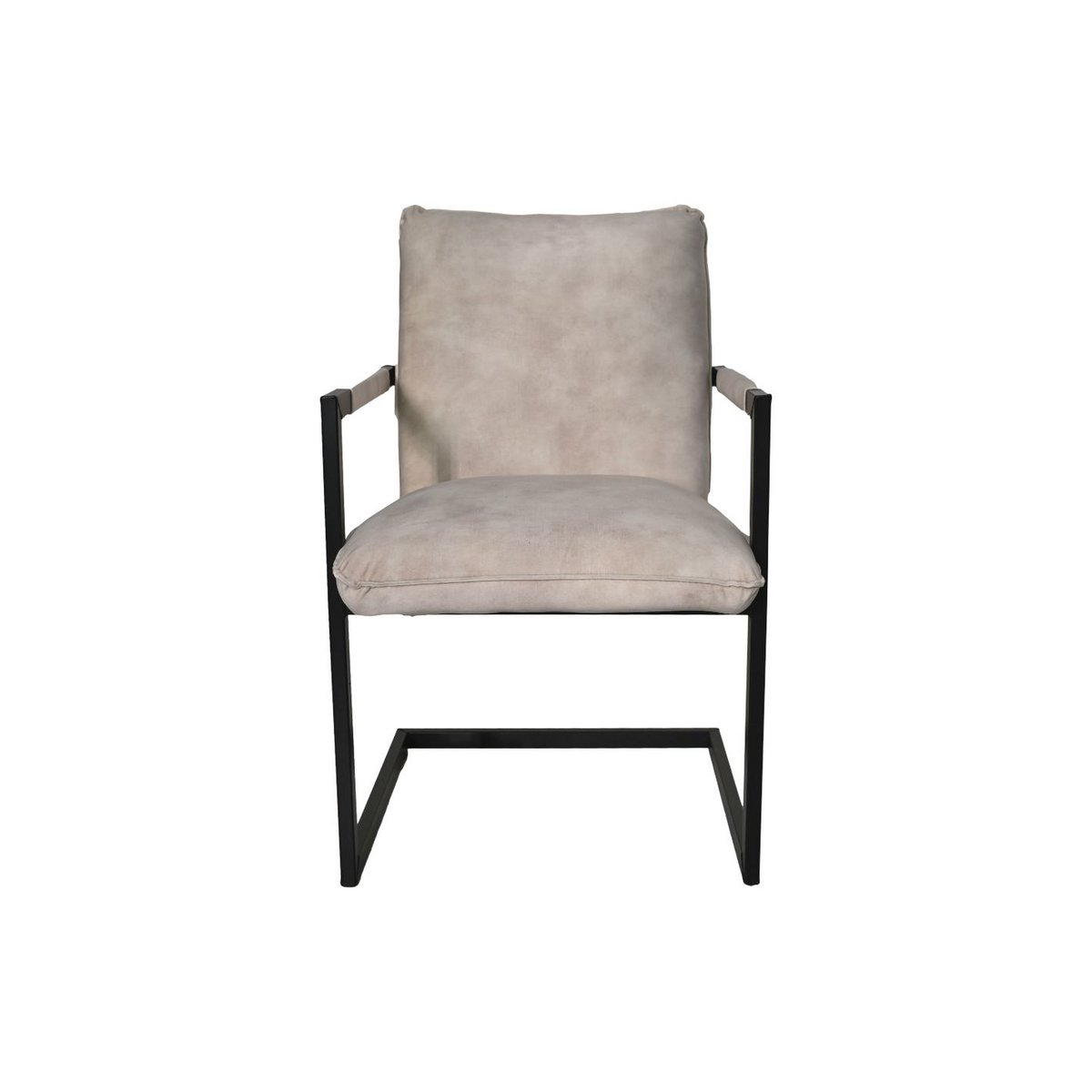 Eetkamerstoel Boston Set van 2 56x68x89 Adore 01 Natural Fluweel/Metaal