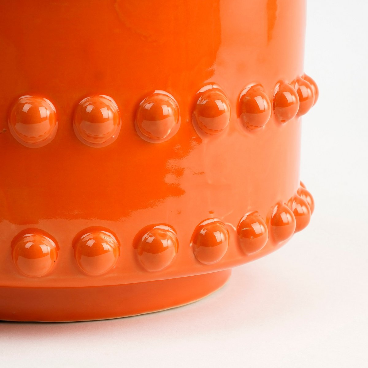 Boaz Bloempot H19 x Ø22 cm Keramiek Oranje