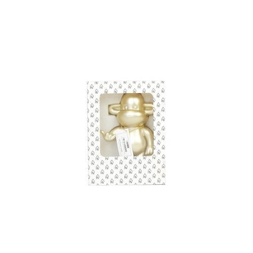 Ornament Aap 'de legende' polyresin goud 11x7x19cm