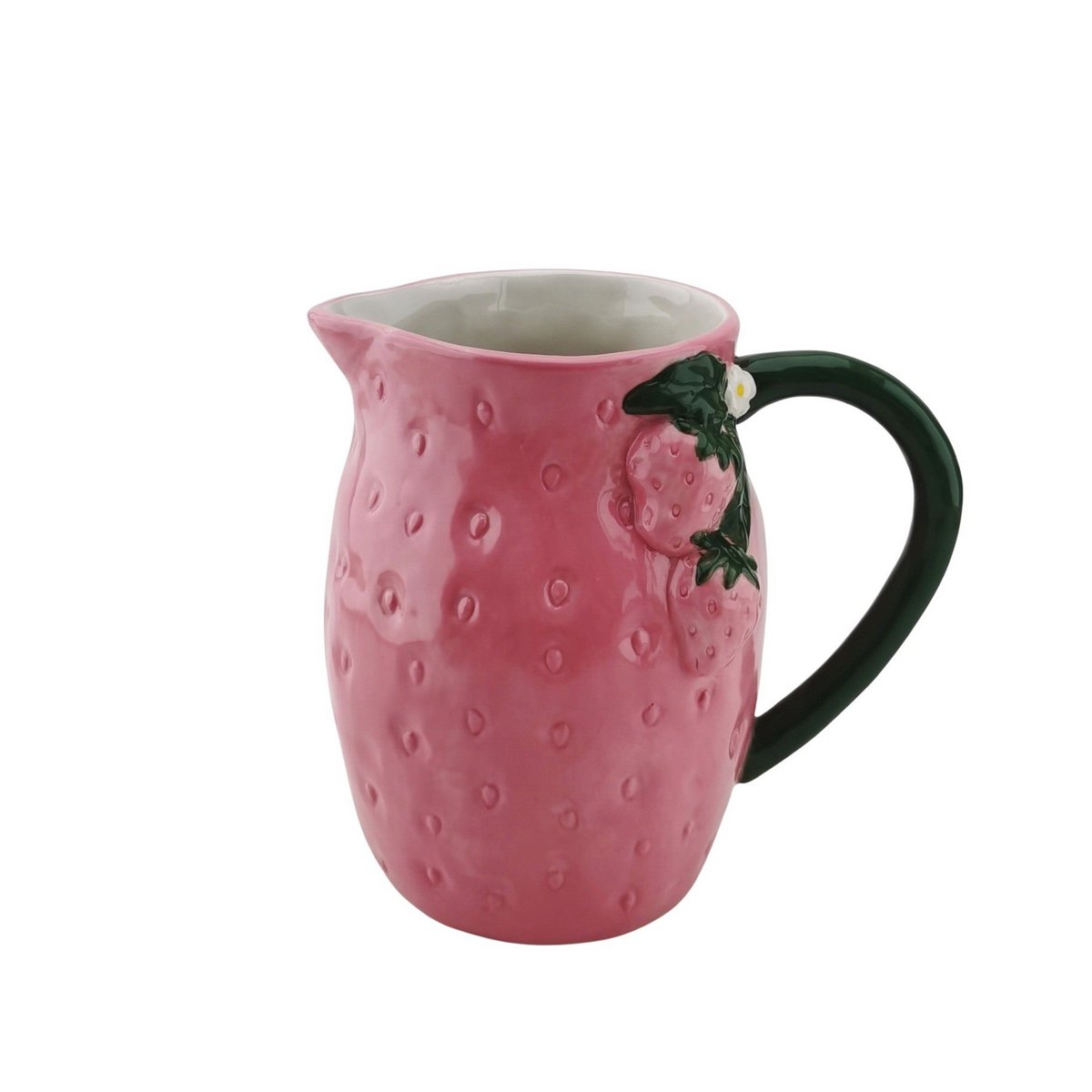 Vaas Aardbei Roze 17,5x12,5x18cm