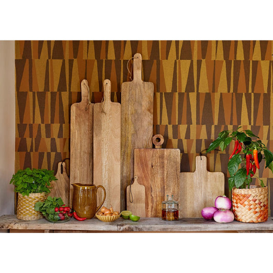 Capri Serveerplank L90 x B18 cm 100% FSC Mangohout Bruin