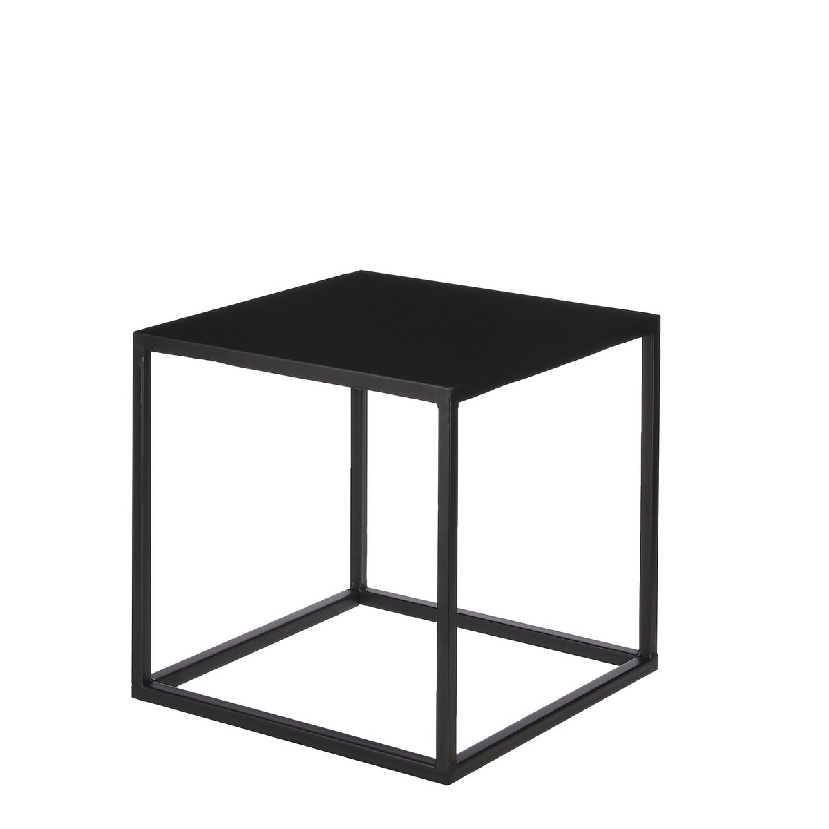 Goa Bijzettafel Set van 2 L35 x B35 x H33 cm Metaal Zwart