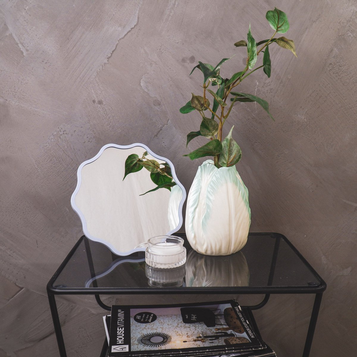 Vaas Tulp Mint 14X14X19CM
