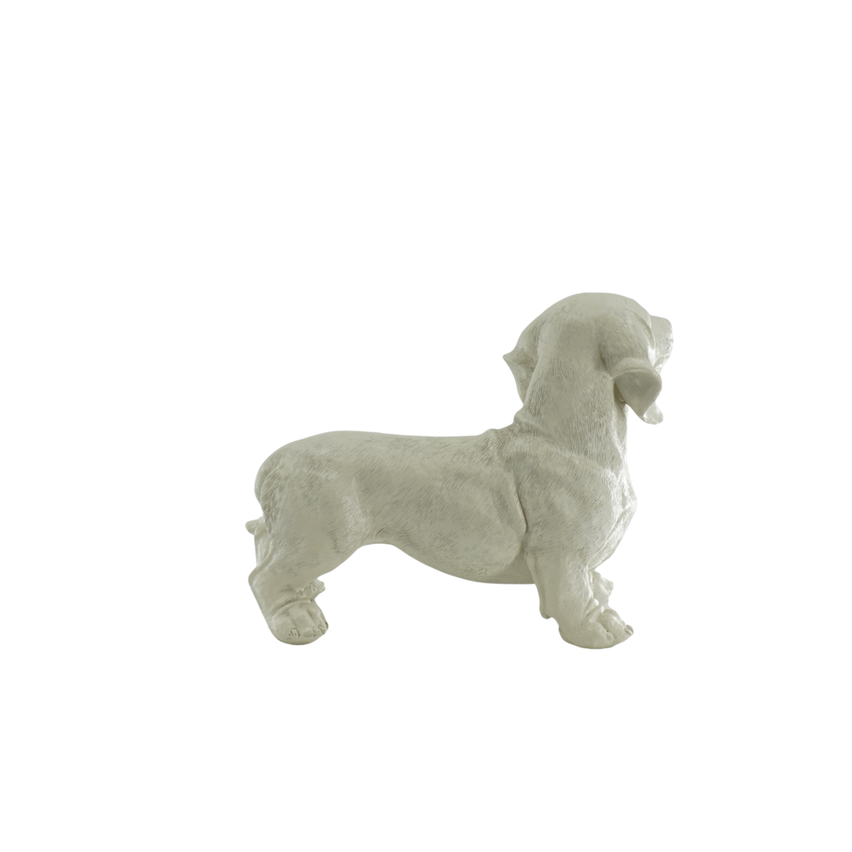 Ornament Teckel Polyresin Beige 20x8x15cm