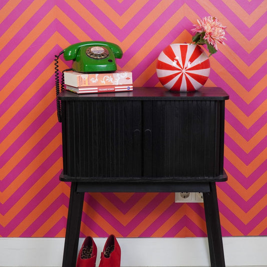 Vaas Swirl Rood/Roze 20x20x17cm