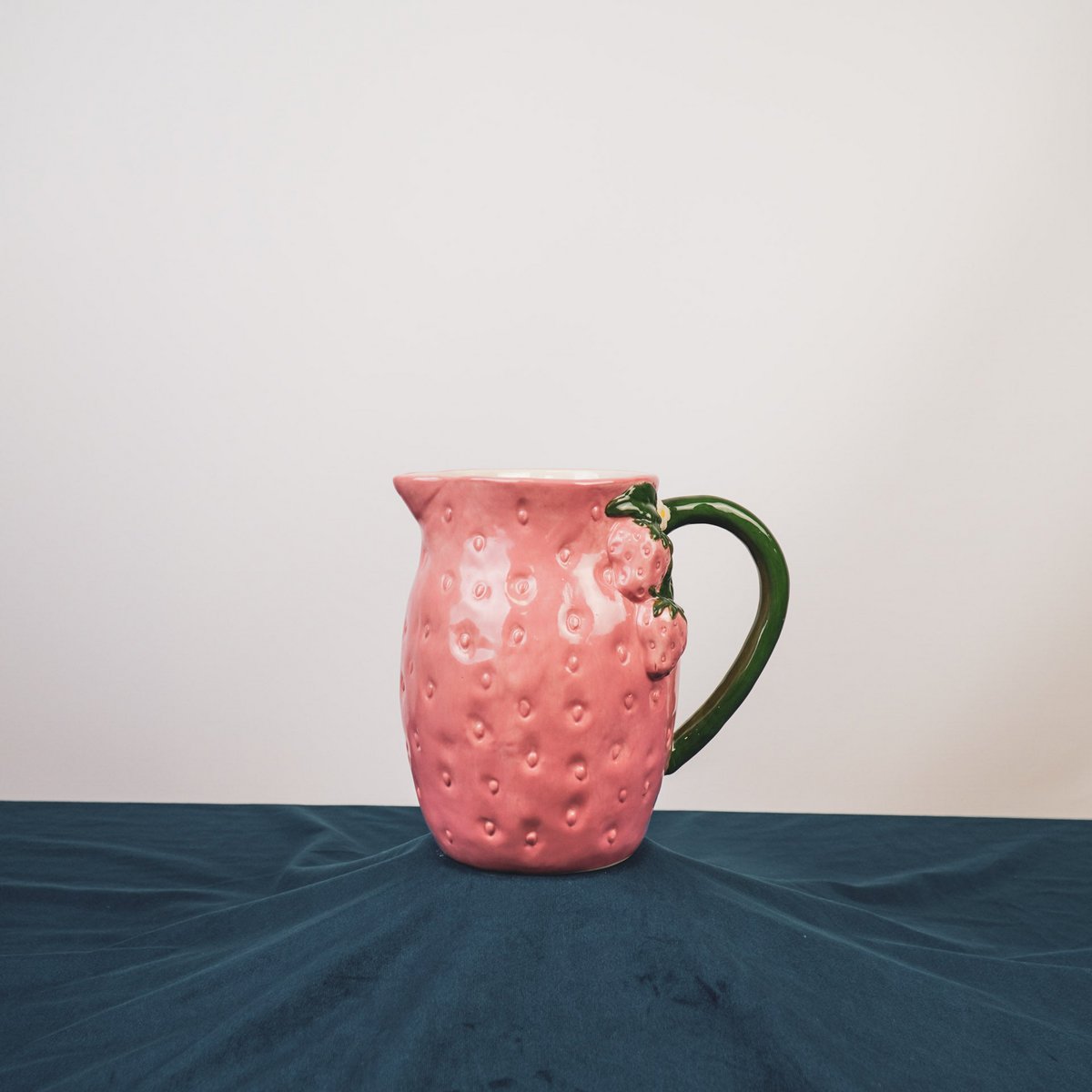 Vaas Aardbei Roze 17,5x12,5x18cm