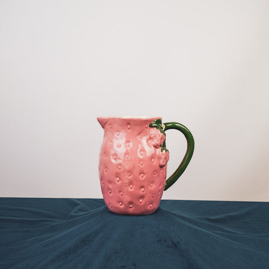 Vaas Aardbei Roze 17,5x12,5x18cm