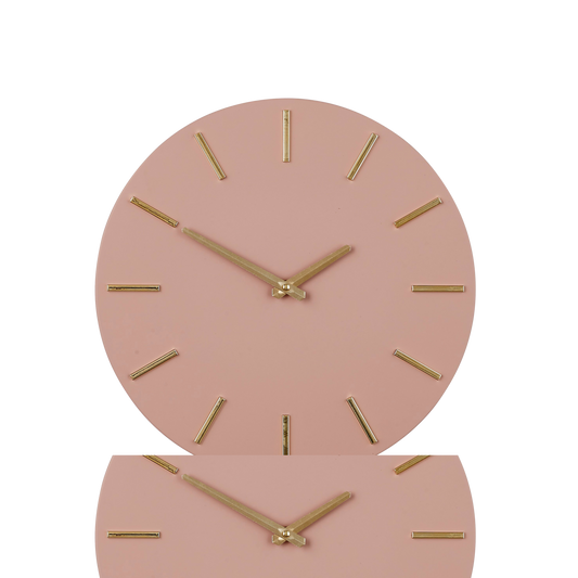 Brixen Wandklok Ø36 cm Roze