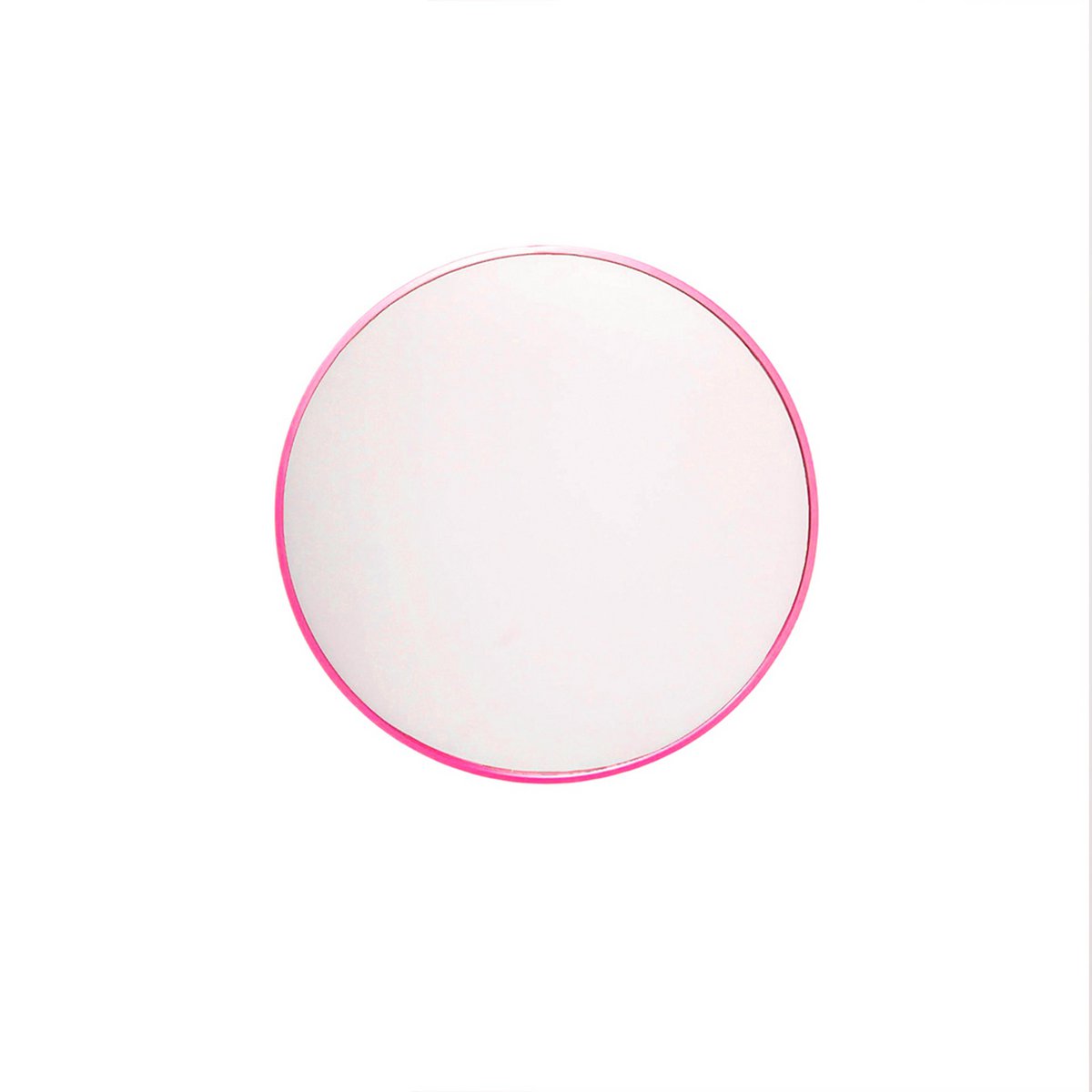 Wandspiegel rond metaal roze Ø60cm