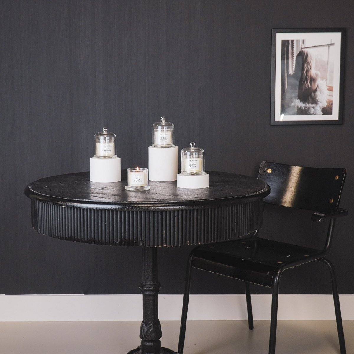 Geurkaars Glass Dome via Savona Milan 100Gram