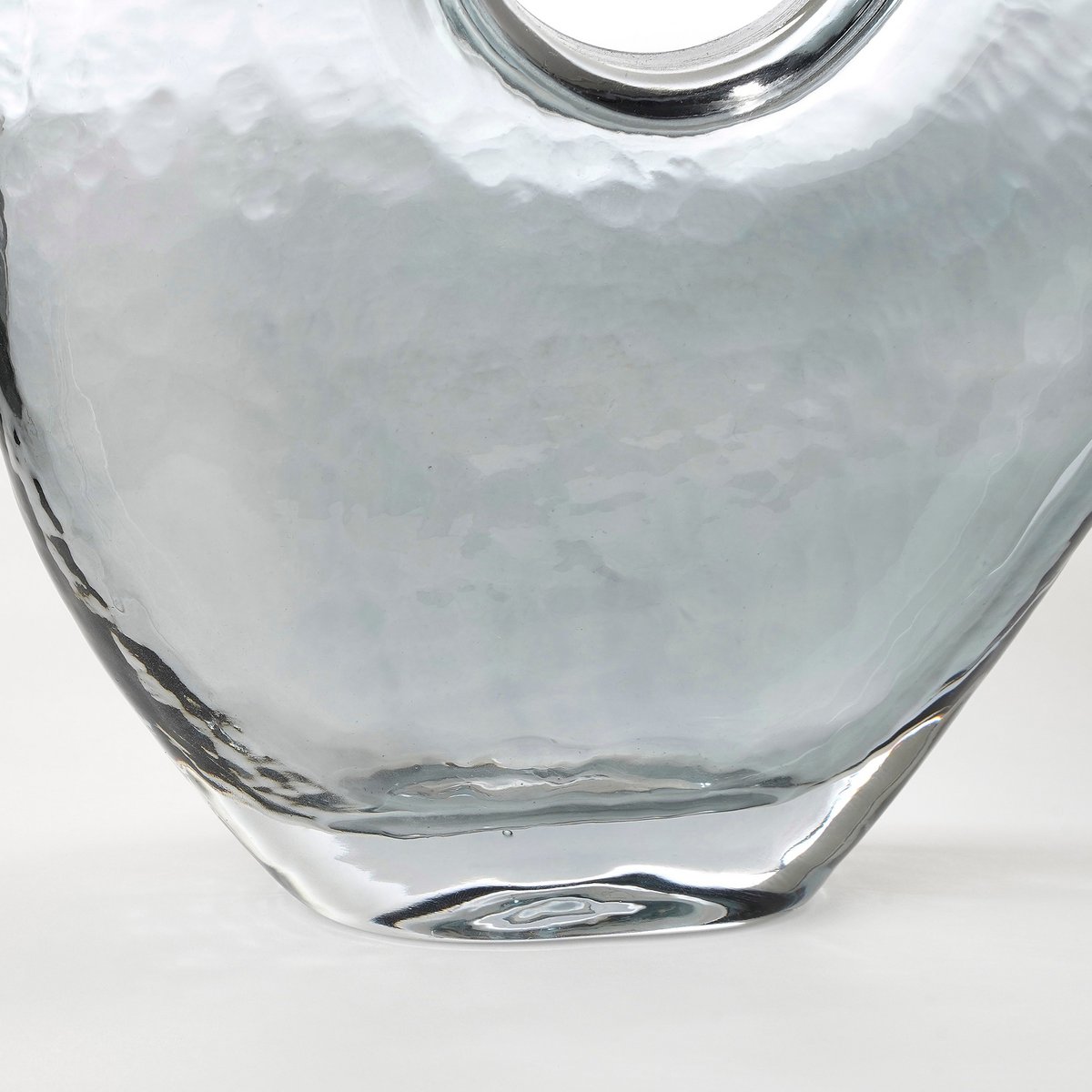 Jay Vaas L18 x B8 x H23 cm Glas Grijs