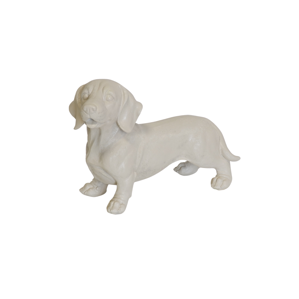 Ornament Teckel Polyresin Beige 20x8x15cm