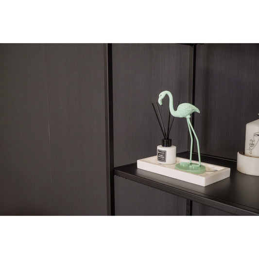 Ornament Flamingo Metaal Mintgroen 9x7,5x19,5cm