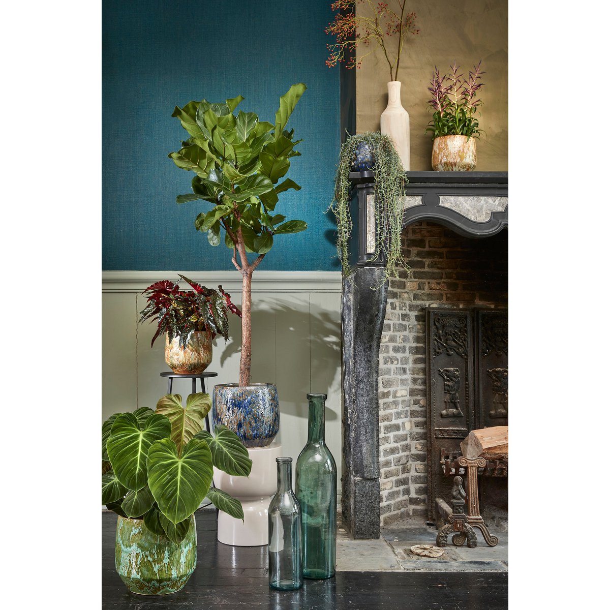 Stage Bijzettafel H45 x Ø35 cm Cement Beige