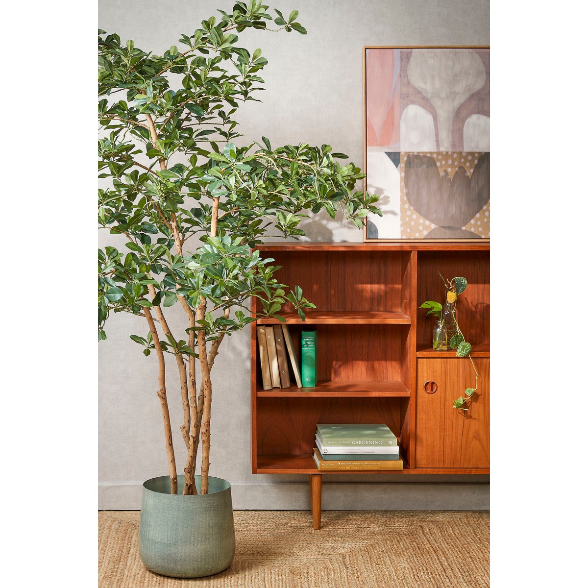 Kunstplant Olijfboom in Pot H183 x Ø130 cm Groen