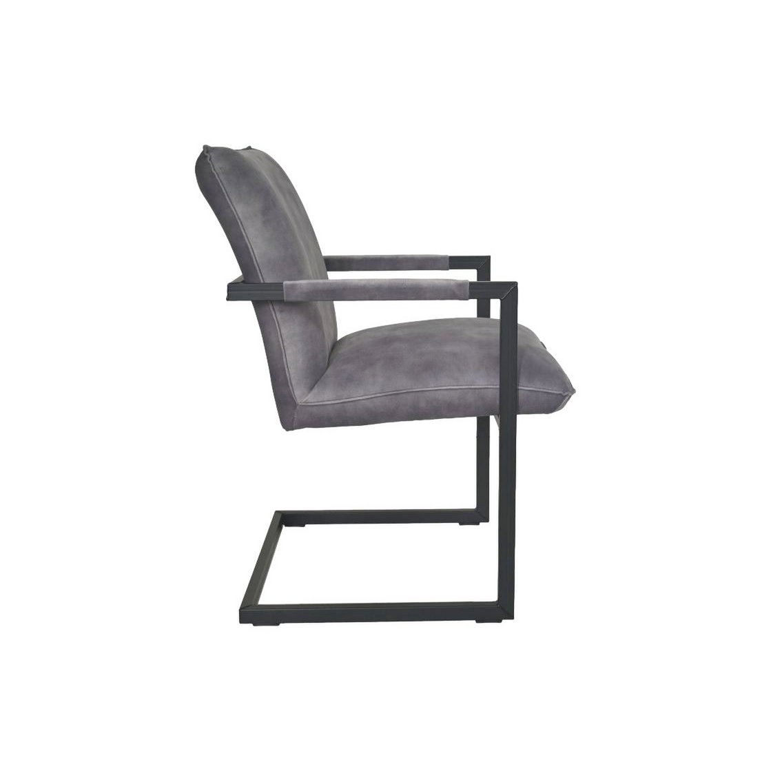 Eetkamerstoel Boston Set van 2 56x68x89 Adore 180 Dolfijn Grijs Velvet
