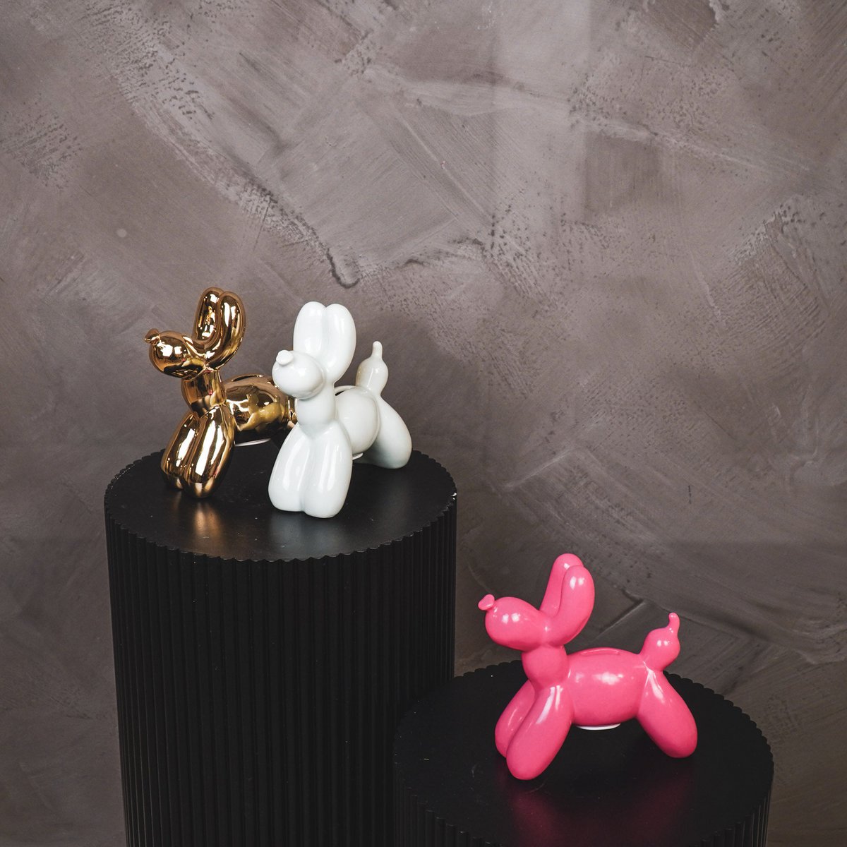 Ornament Spaarpot Ballon Hond Mintgroen 17x7x17cm