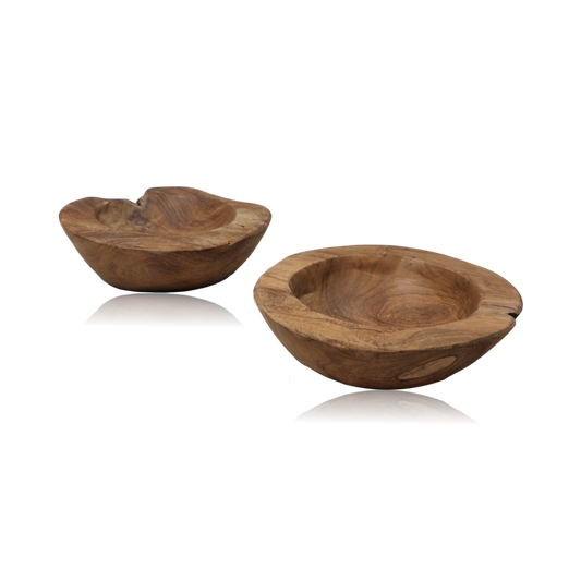 Fruitschaal Klein Naturel Teak