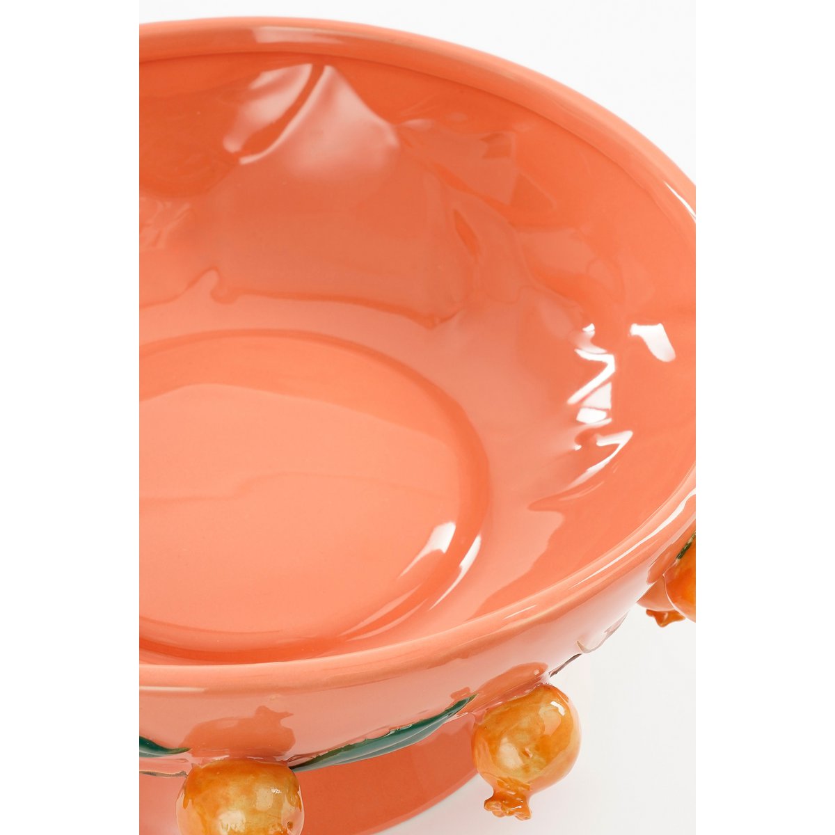 Melika Decoratie Schaal - H16 x Ø39 cm - Keramiek - Roze