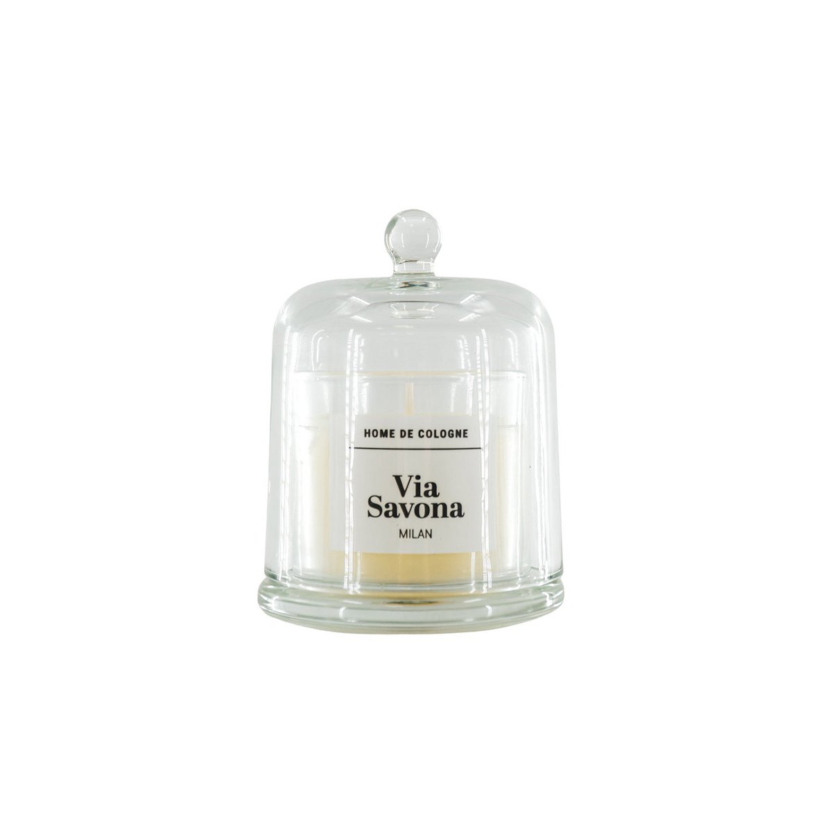 Geurkaars Glass Dome via Savona Milan 100Gram