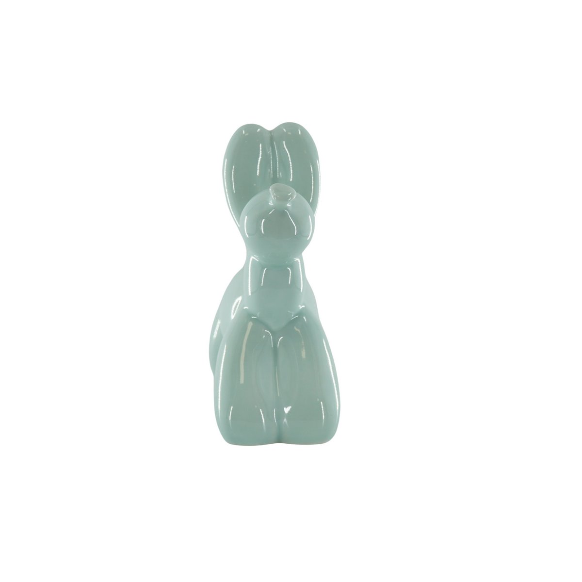 Ornament Spaarpot Ballon Hond Mintgroen 17x7x17cm