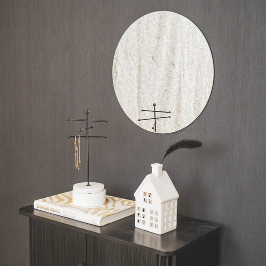 Spiegel Rond Rookglas 40x1x40cm